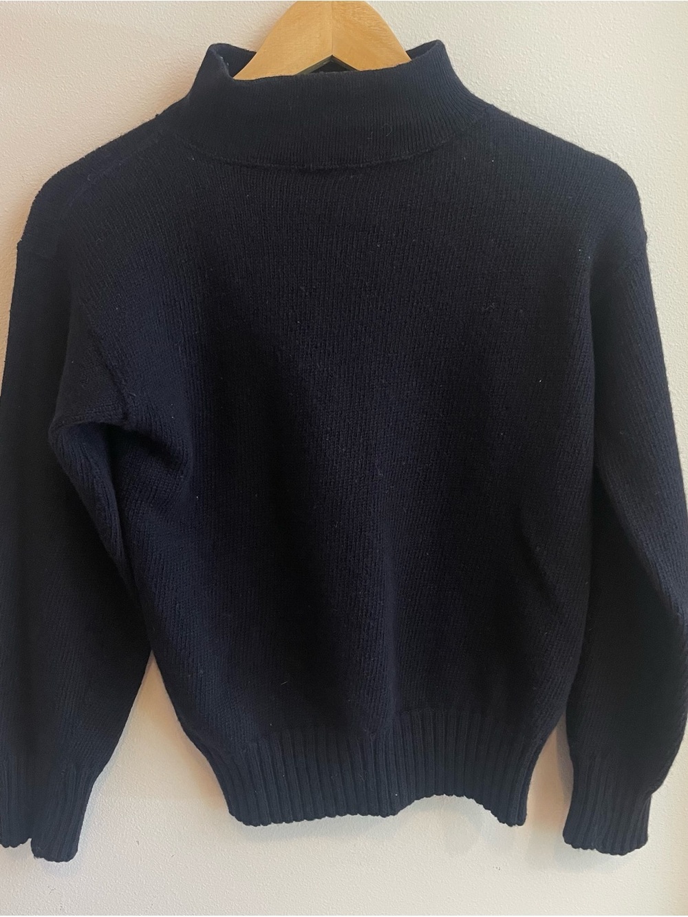 Vintage 1962 US Navy 100% Wool Funnelneck neck Sweater